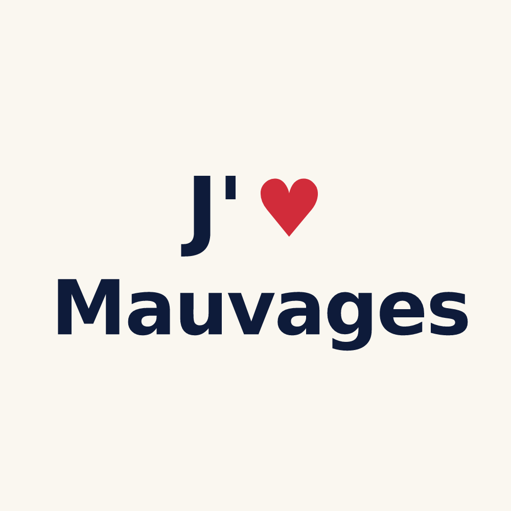 Tasse personnalisée Mauvages — design J'aime Mauvages