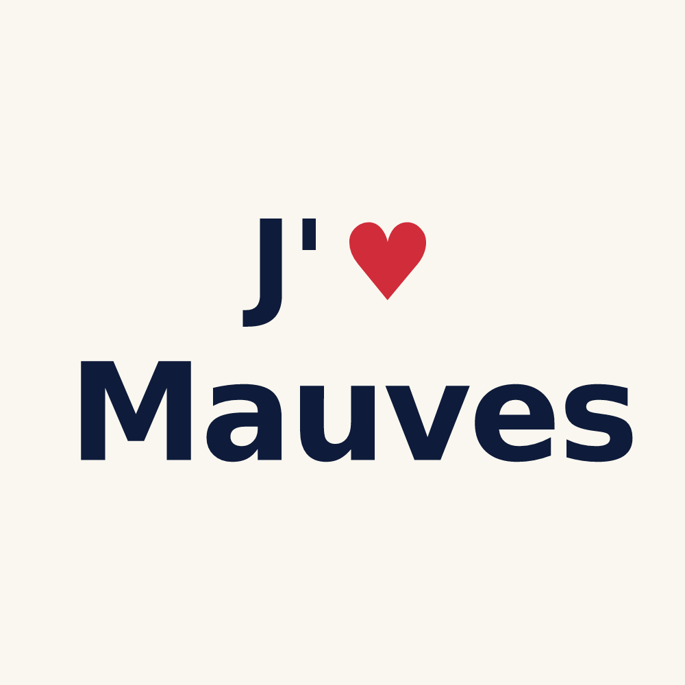 Tasse personnalisée Mauves — design J'aime Mauves