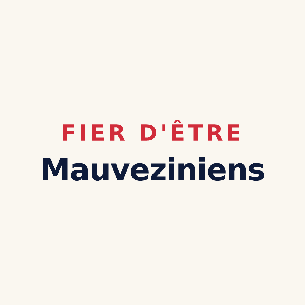 Tasse « Fier d'être Mauveziniens » — design pour Mauvezin-de-Sainte-Croix