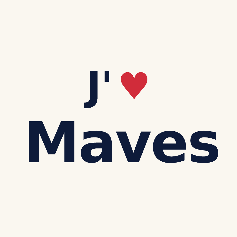 Tasse personnalisée Maves — design J'aime Maves