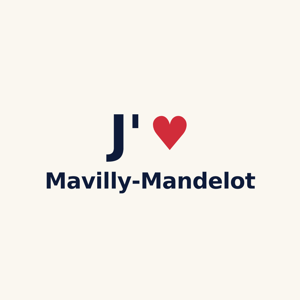 Tasse personnalisée Mavilly-Mandelot — design J'aime Mavilly-Mandelot
