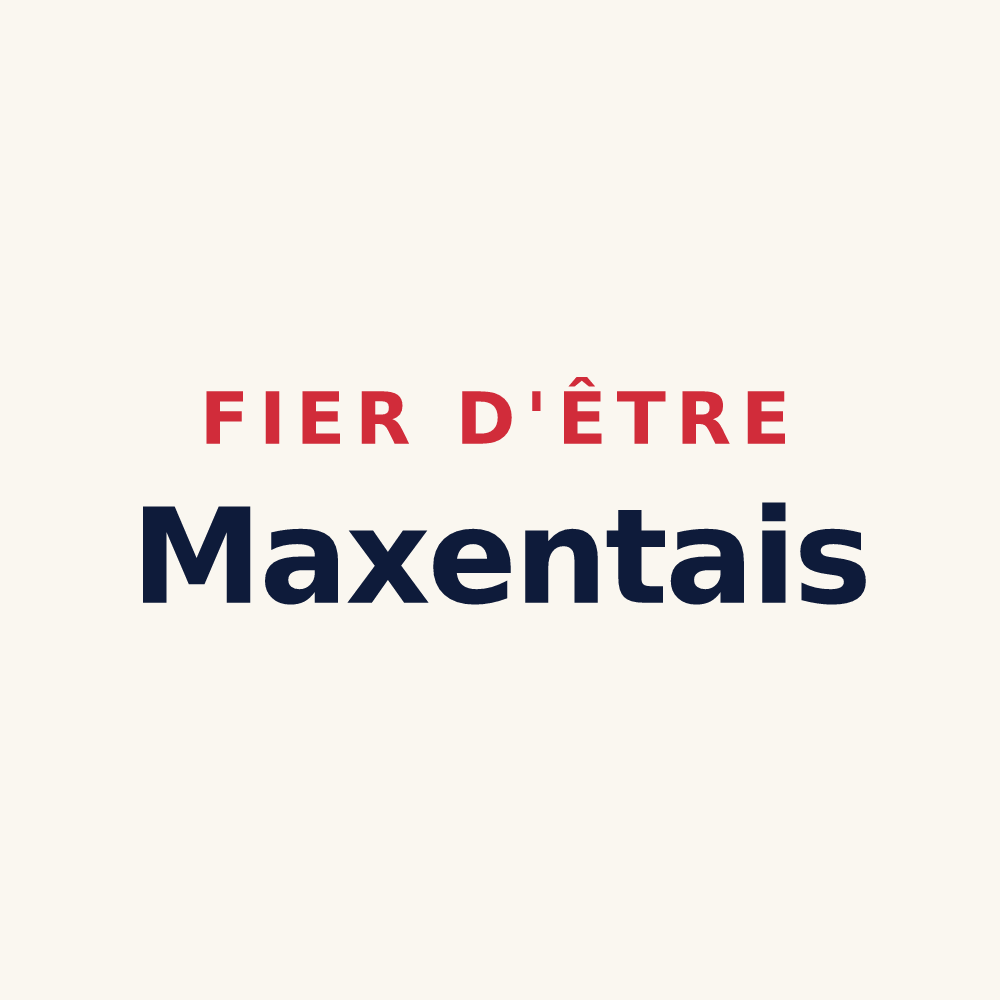 Tasse « Fier d'être Maxentais » — design pour Maxent