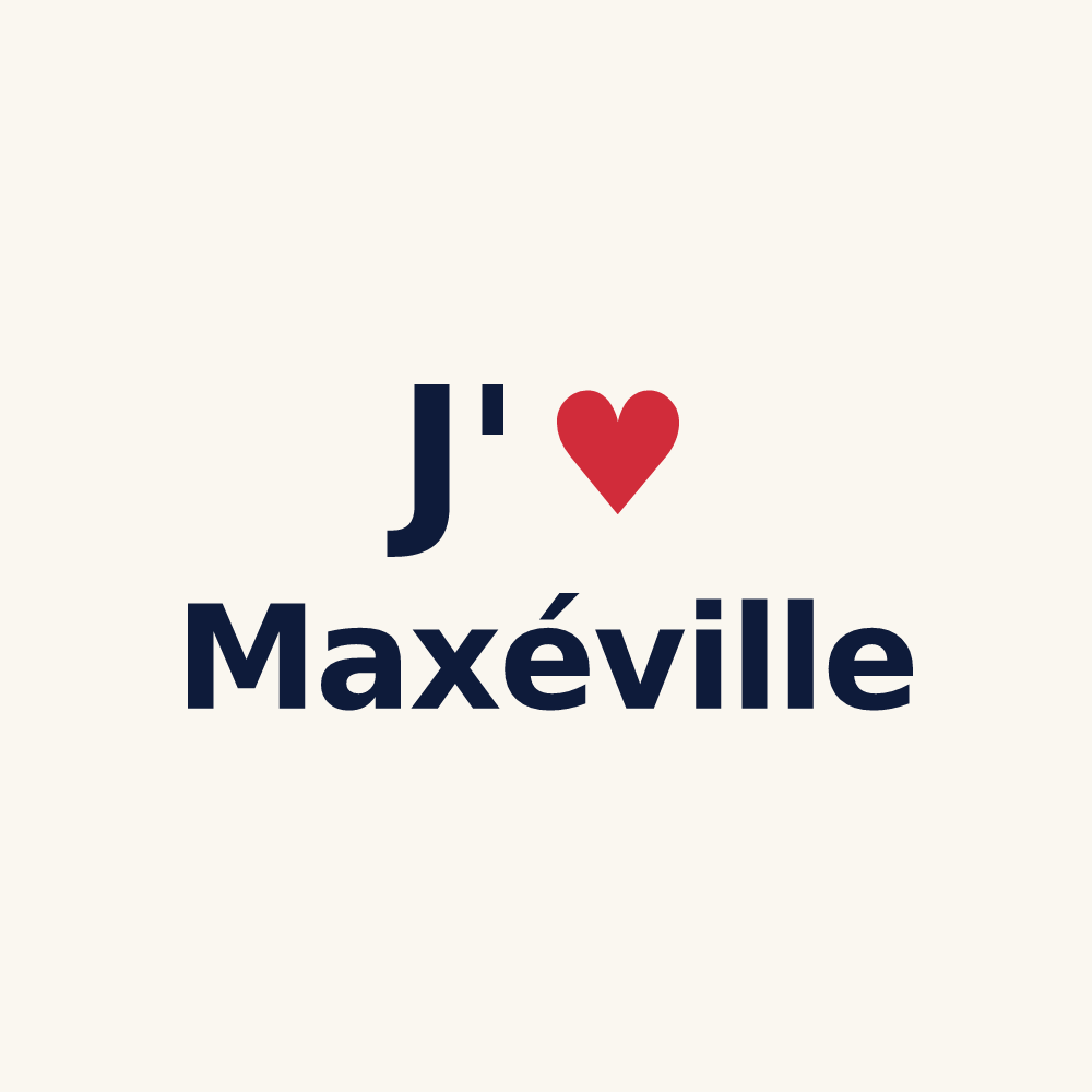 Tasse personnalisée Maxéville — design J'aime Maxéville