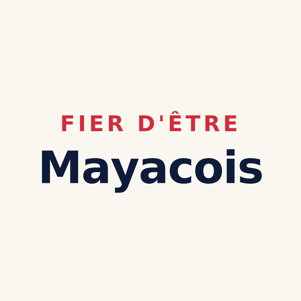 Tasse « Fier d'être Mayacois » — design pour Mayac