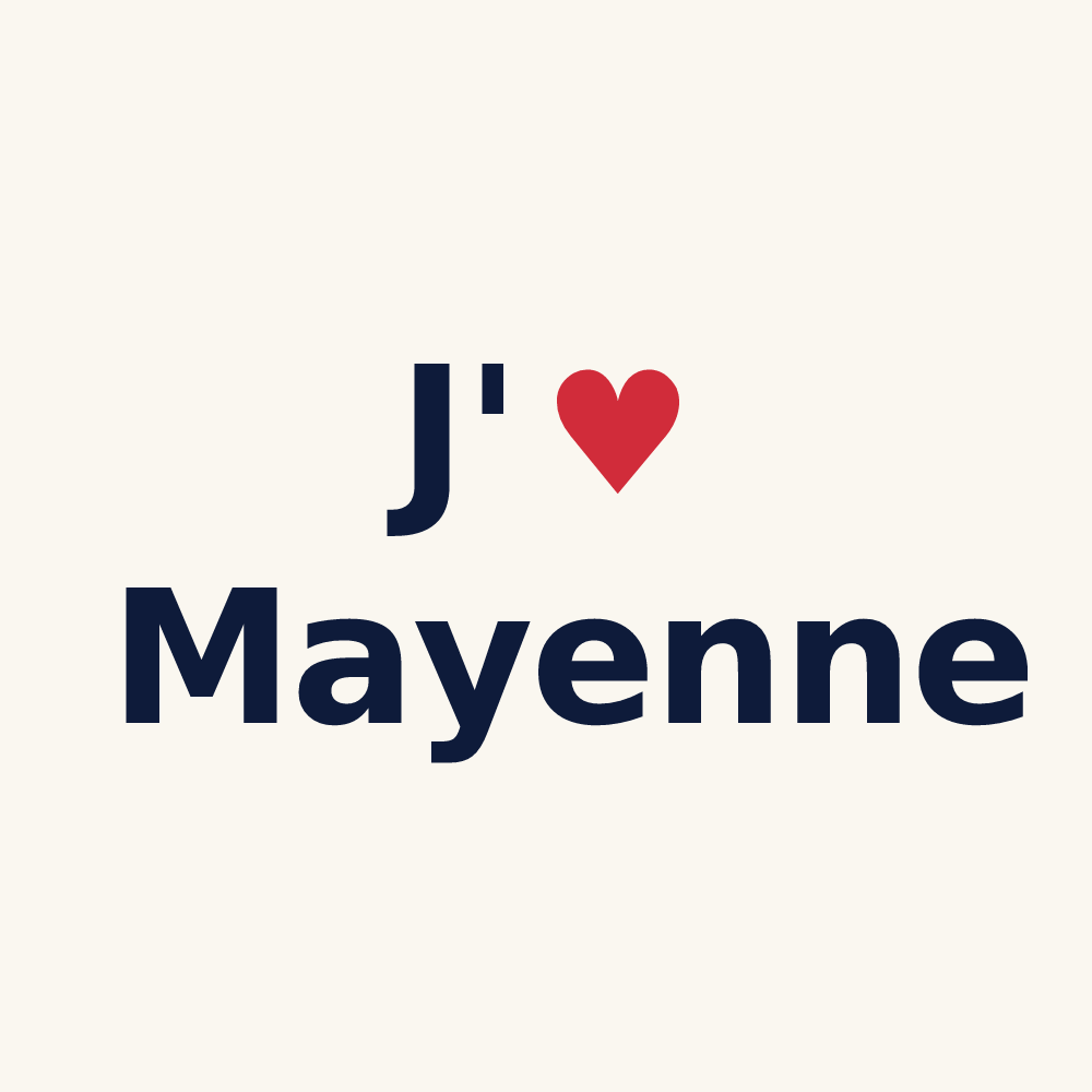 Tasse personnalisée Mayenne — design J'aime Mayenne