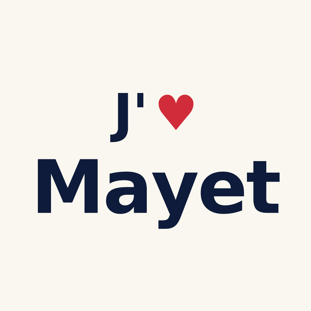 Tasse personnalisée Mayet — design J'aime Mayet