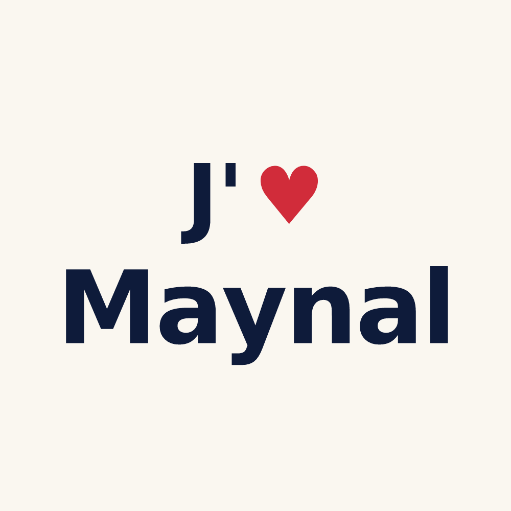 Tasse personnalisée Maynal — design J'aime Maynal