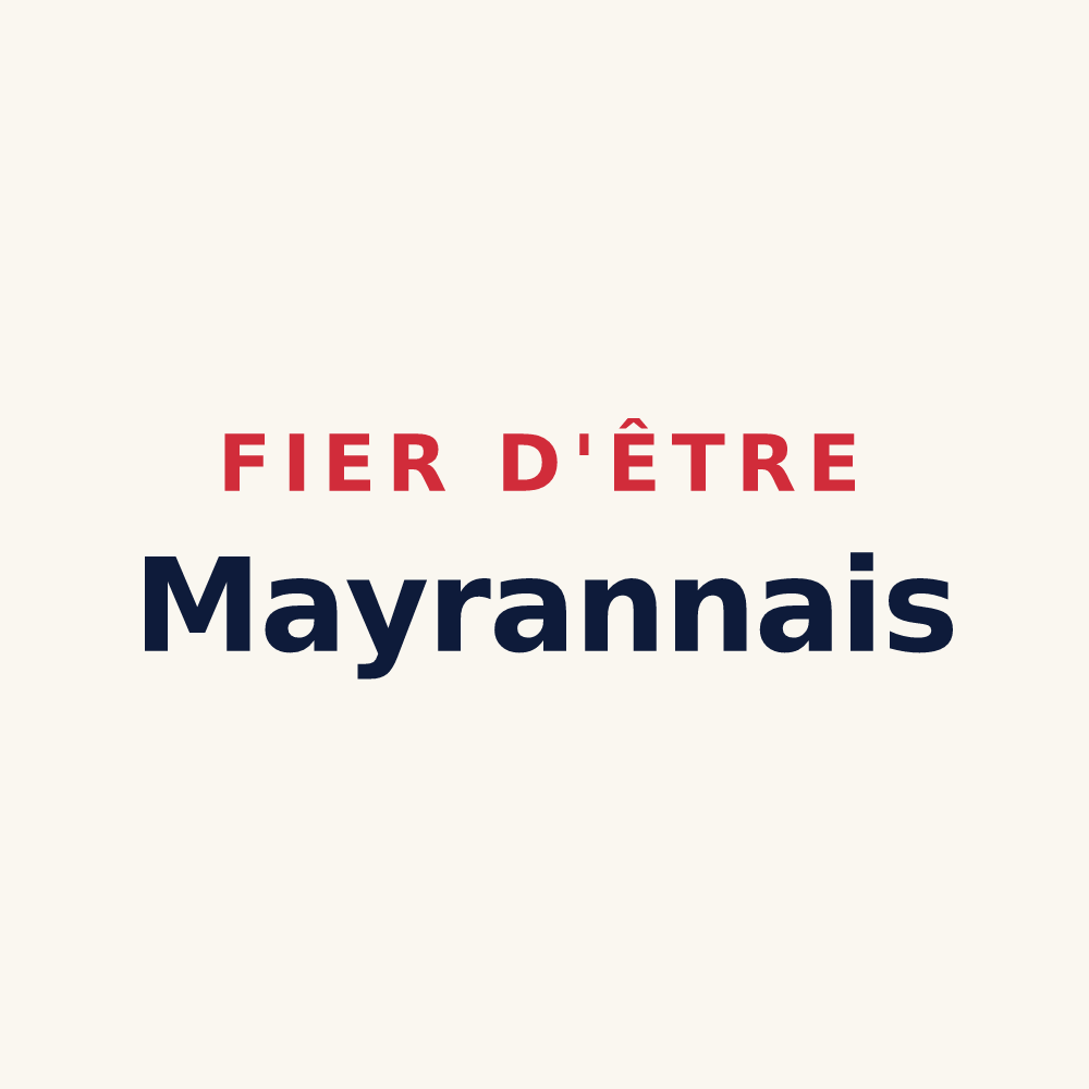 Tasse « Fier d'être Mayrannais » — design pour Mayran