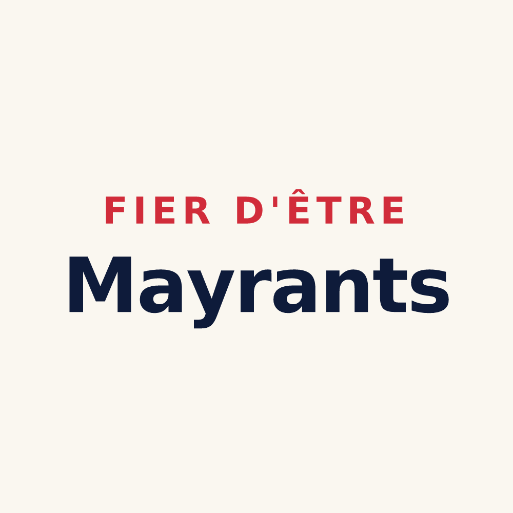 Tasse « Fier d'être Mayrants » — design pour Mayres-Savel