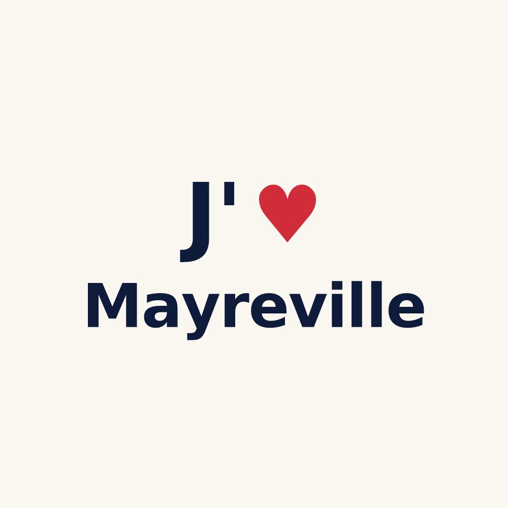 Tasse personnalisée Mayreville — design J'aime Mayreville