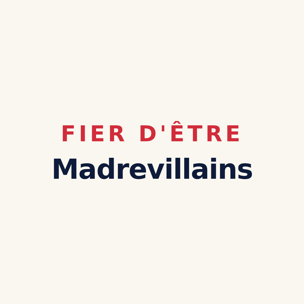 Tasse « Fier d'être Madrevillains » — design pour Mayreville