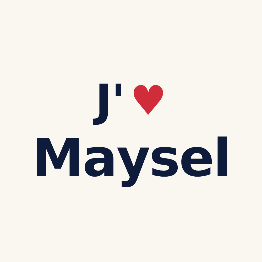 Tasse personnalisée Maysel — design J'aime Maysel