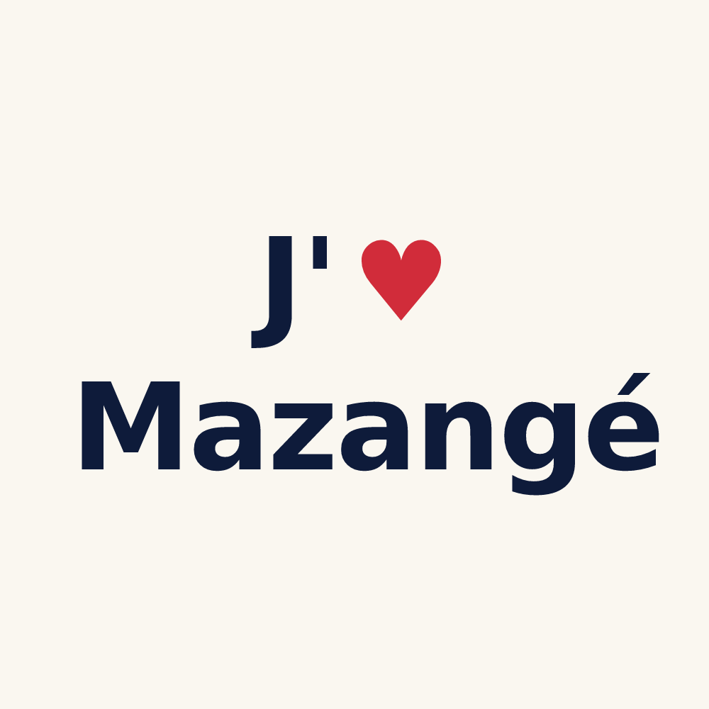 Tasse personnalisée Mazangé — design J'aime Mazangé