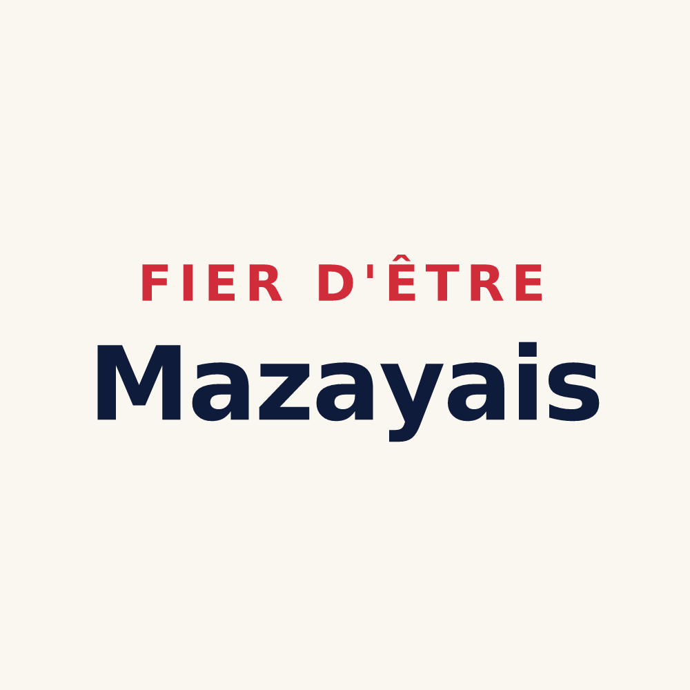 Tasse « Fier d'être Mazayais » — design pour Mazaye