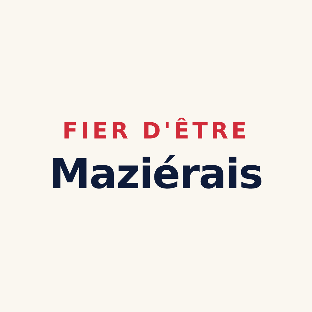 Tasse « Fier d'être Maziérais » — design pour Mazières-en-Mauges