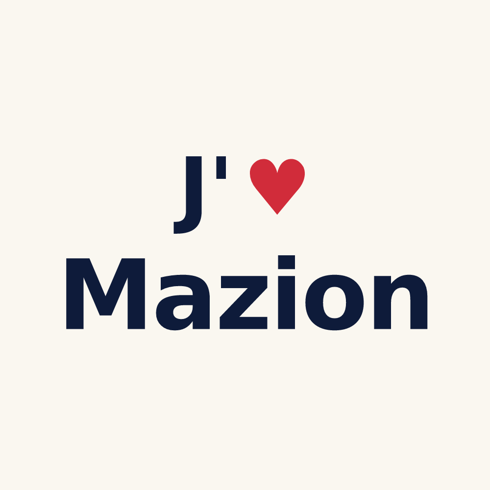 Tasse personnalisée Mazion — design J'aime Mazion