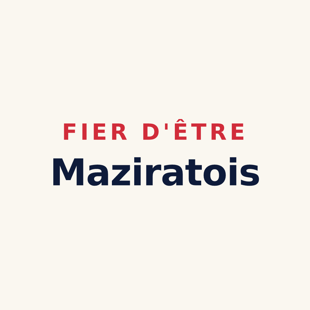 Tasse « Fier d'être Maziratois » — design pour Mazirat