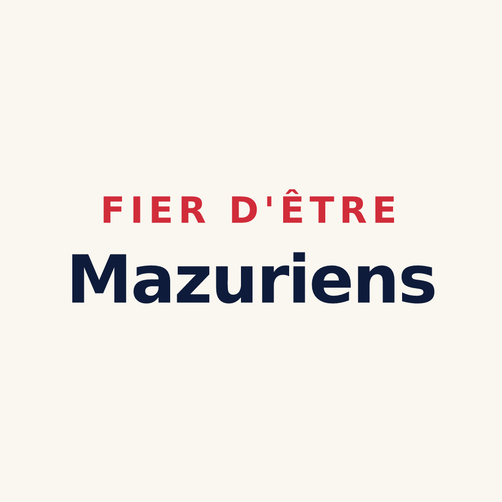 Tasse « Fier d'être Mazuriens » — design pour Mazirot