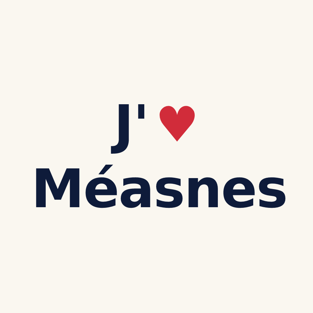 Tasse personnalisée Méasnes — design J'aime Méasnes