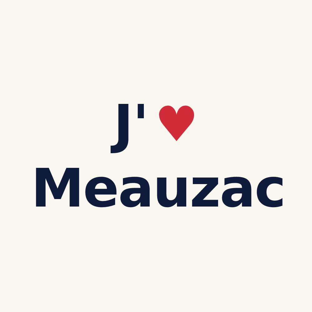 Tasse personnalisée Meauzac — design J'aime Meauzac