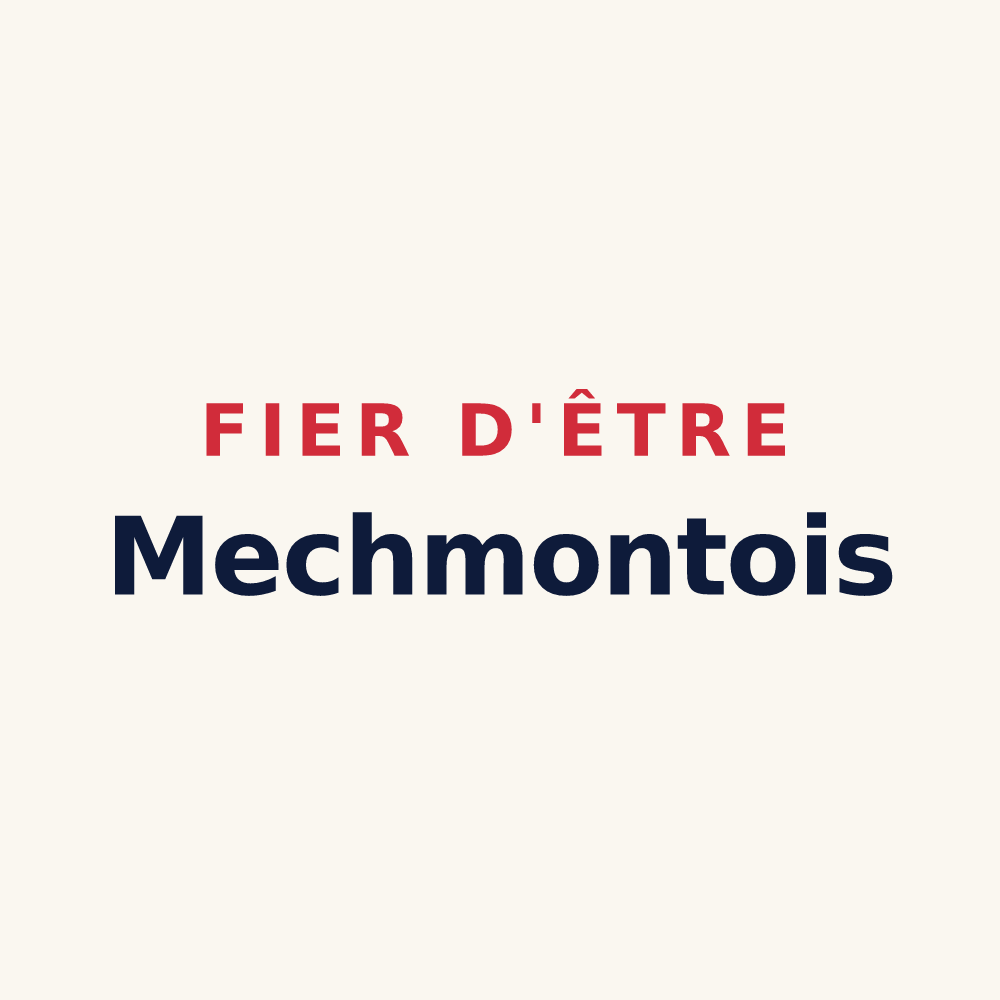 Tasse « Fier d'être Mechmontois » — design pour Mechmont