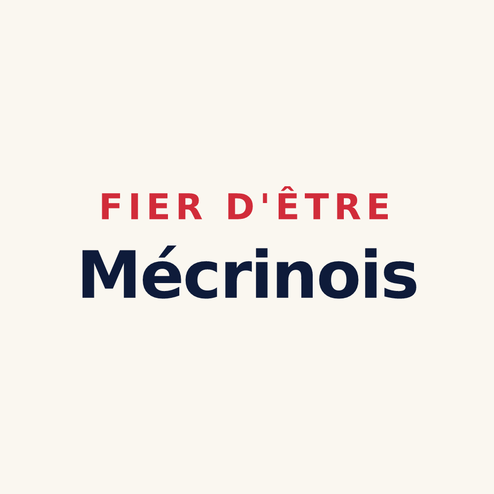 Tasse « Fier d'être Mécrinois » — design pour Mécrin