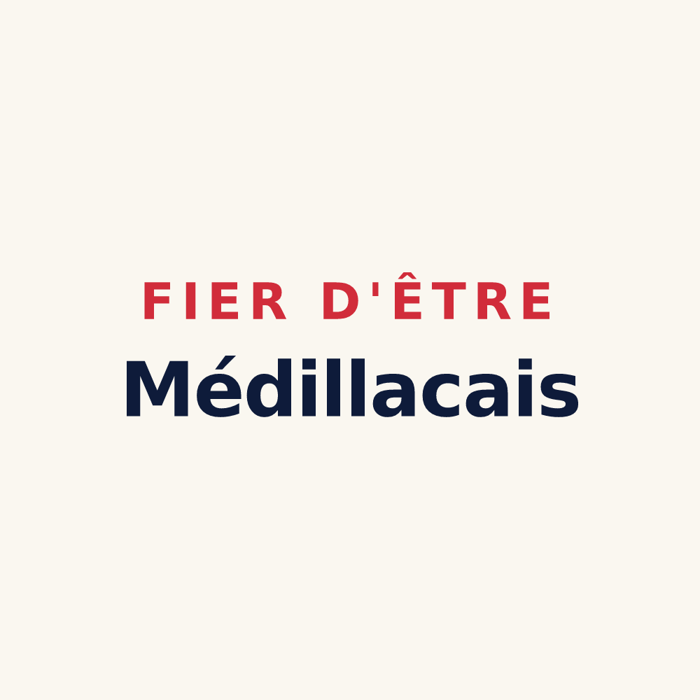 Tasse « Fier d'être Médillacais » — design pour Médillac