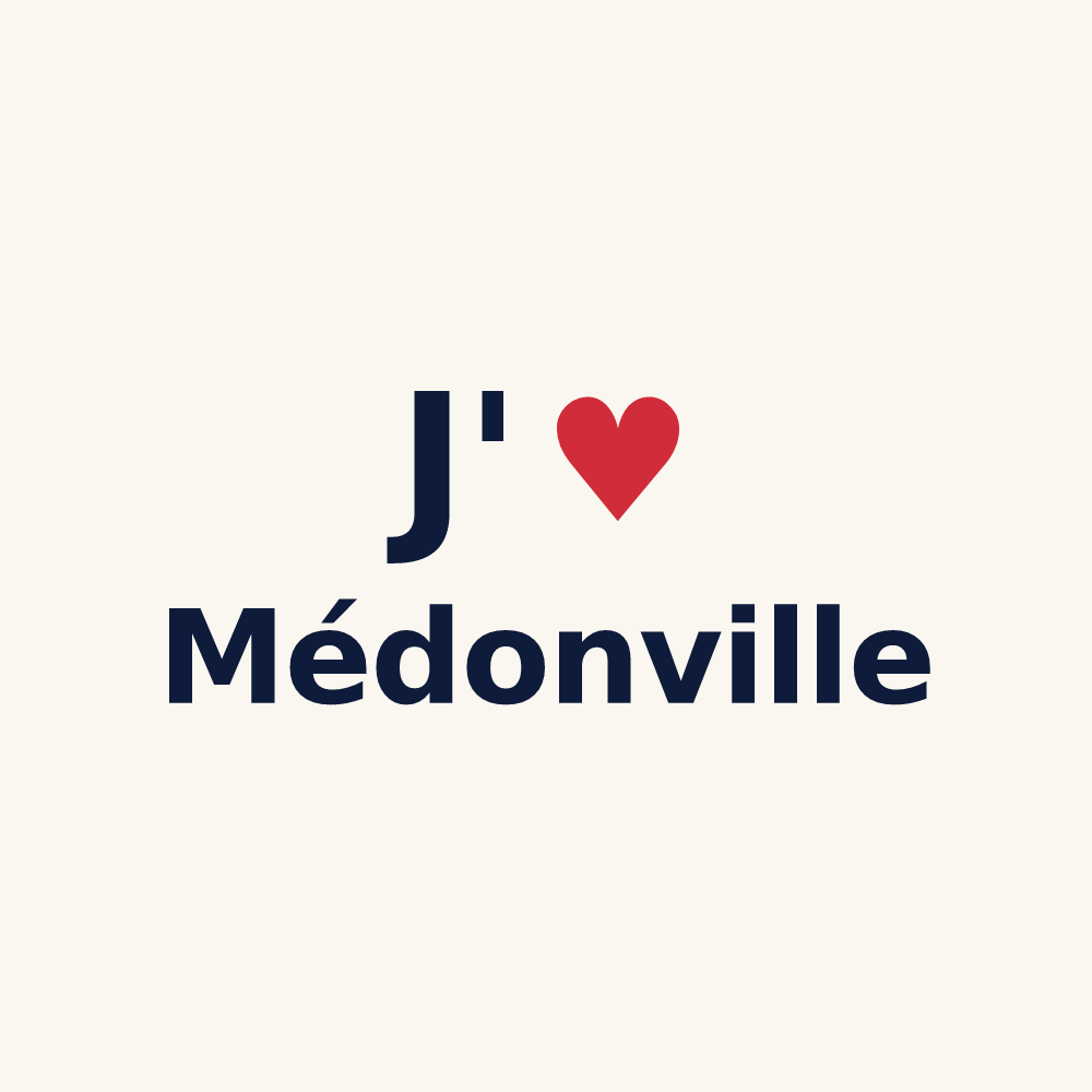 Tasse personnalisée Médonville — design J'aime Médonville