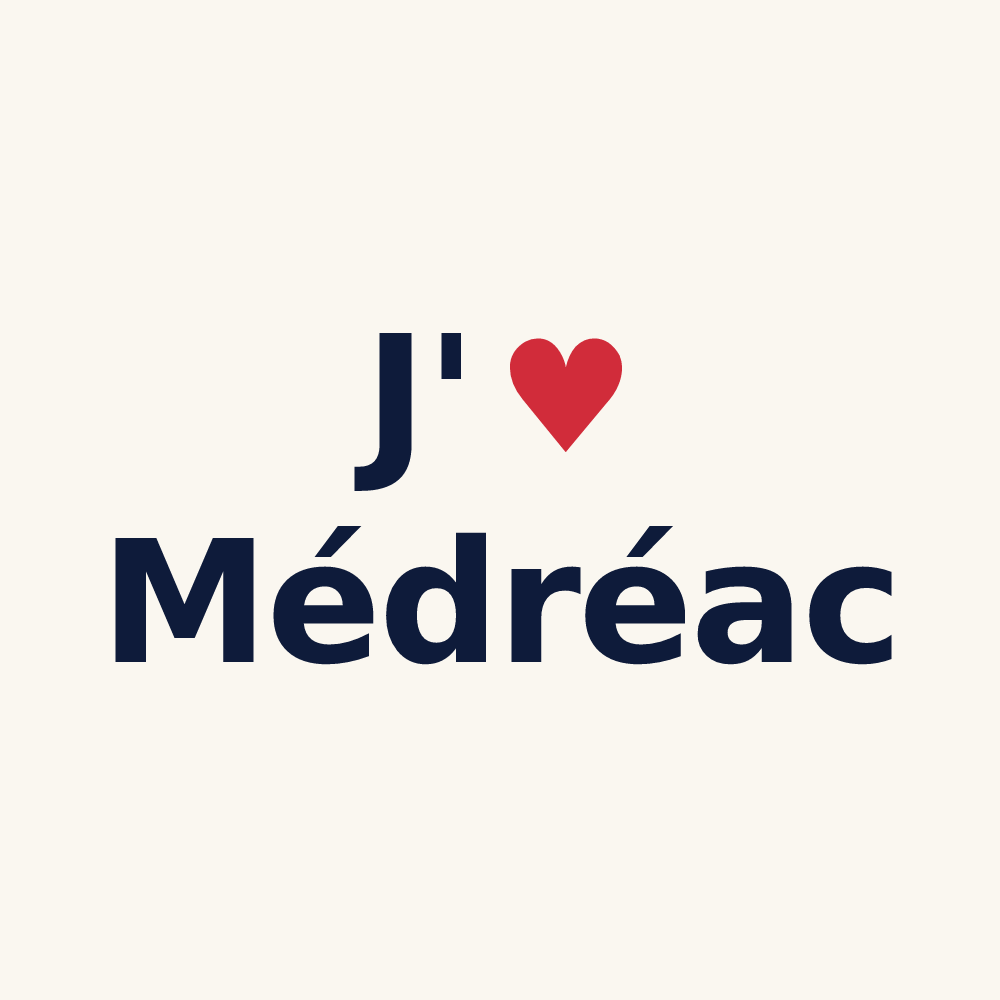 Tasse personnalisée Médréac — design J'aime Médréac