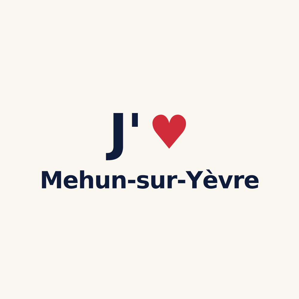 Tasse personnalisée Mehun-sur-Yèvre — design J'aime Mehun-sur-Yèvre