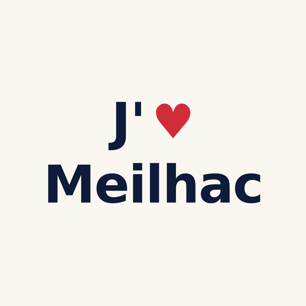 Tasse personnalisée Meilhac — design J'aime Meilhac