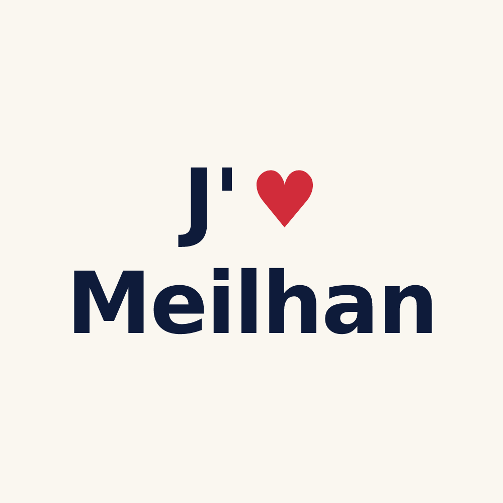 Tasse personnalisée Meilhan — design J'aime Meilhan