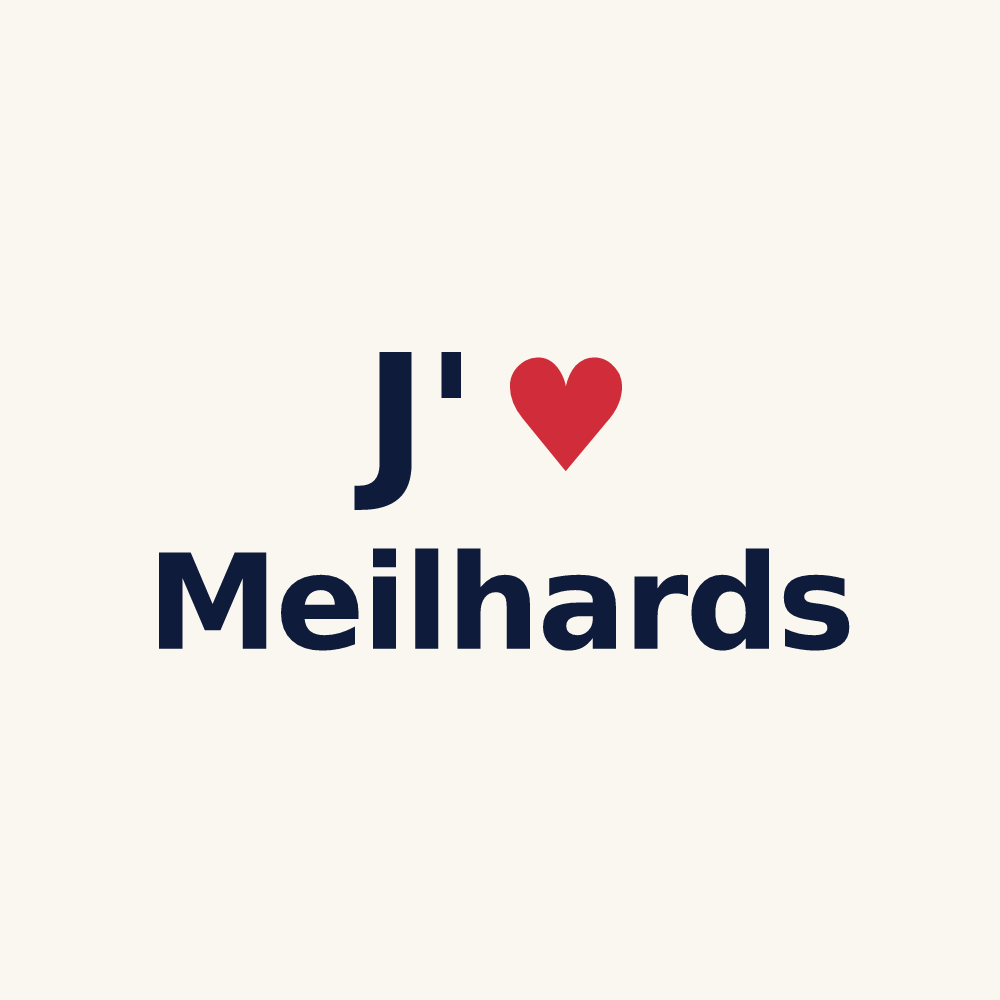 Tasse personnalisée Meilhards — design J'aime Meilhards