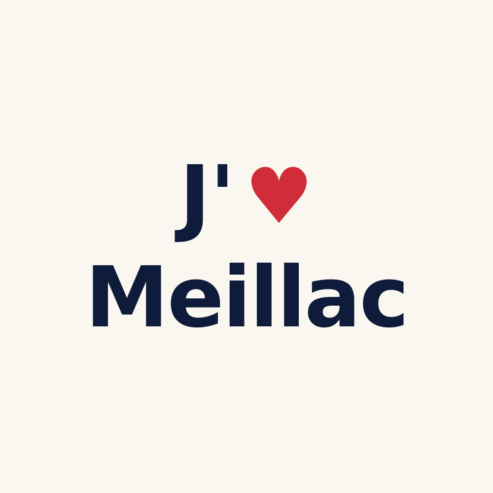 Tasse personnalisée Meillac — design J'aime Meillac