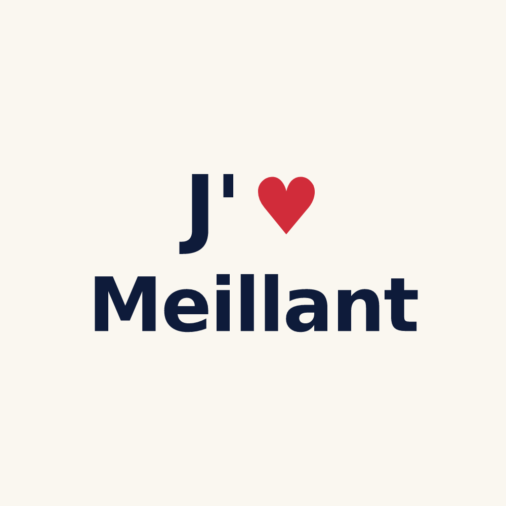 Tasse personnalisée Meillant — design J'aime Meillant