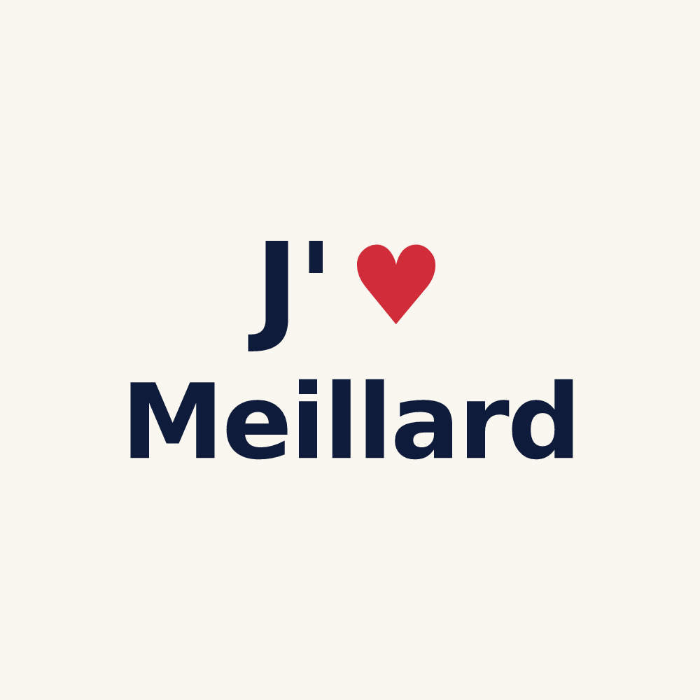 Tasse personnalisée Meillard — design J'aime Meillard