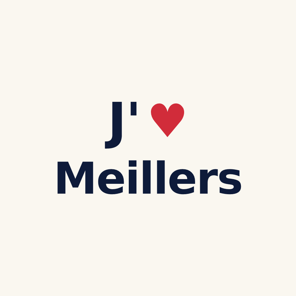 Tasse personnalisée Meillers — design J'aime Meillers