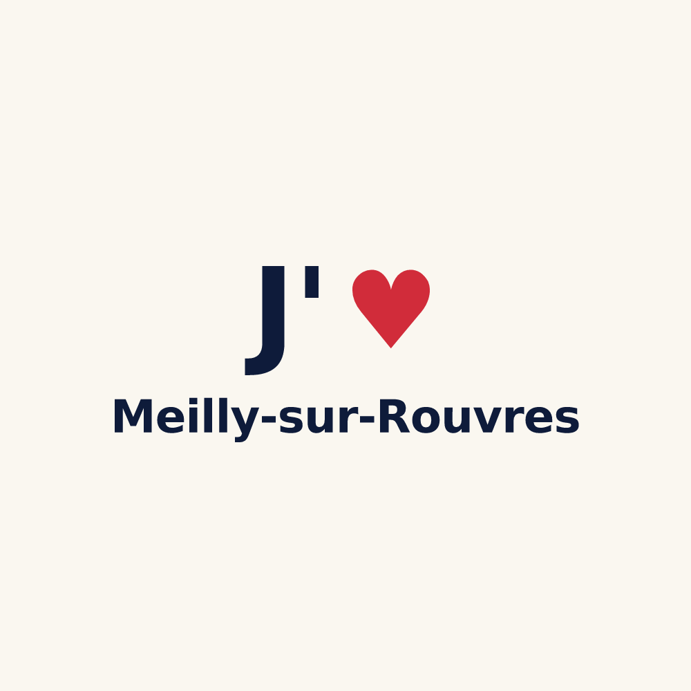 Tasse personnalisée Meilly-sur-Rouvres — design J'aime Meilly-sur-Rouvres
