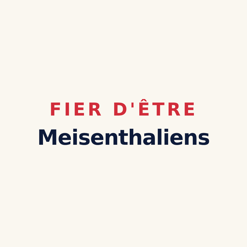 Tasse « Fier d'être Meisenthaliens » — design pour Meisenthal