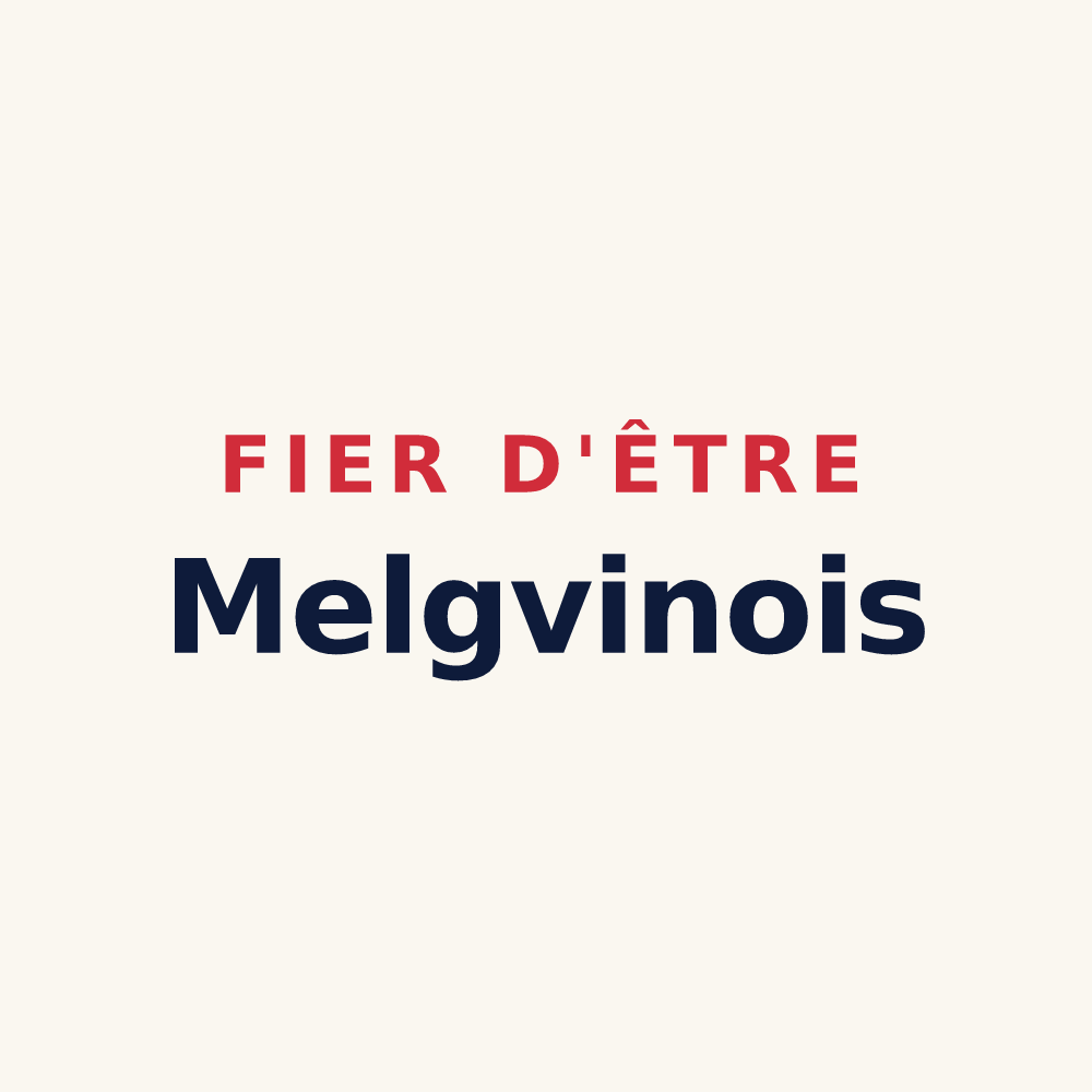 Tasse « Fier d'être Melgvinois » — design pour Melgven