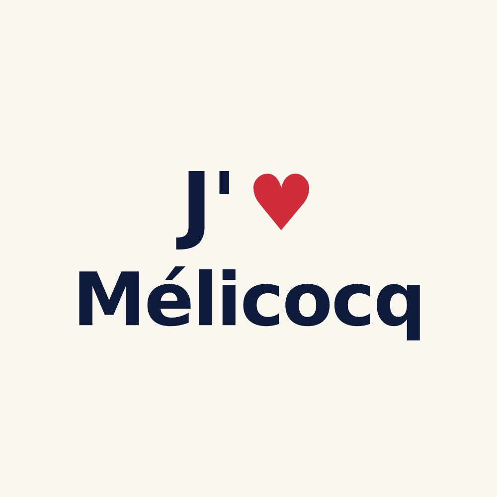 Tasse personnalisée Mélicocq — design J'aime Mélicocq