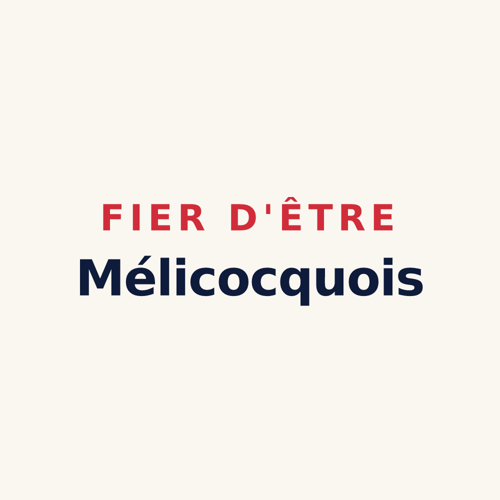 Tasse « Fier d'être Mélicocquois » — design pour Mélicocq