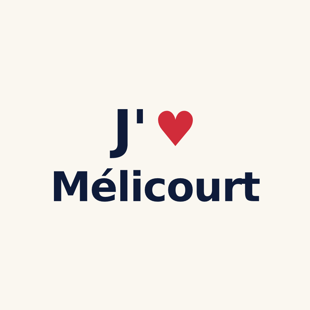 Tasse personnalisée Mélicourt — design J'aime Mélicourt