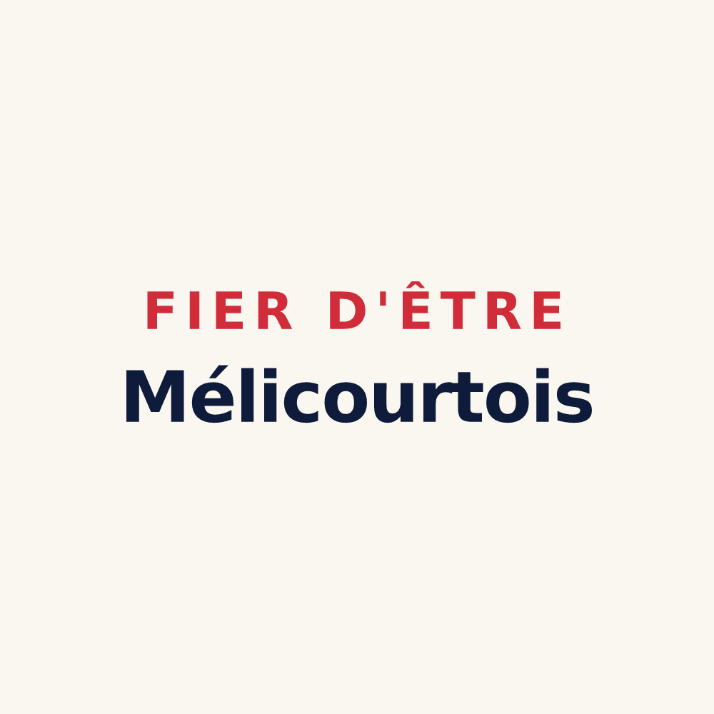 Tasse « Fier d'être Mélicourtois » — design pour Mélicourt