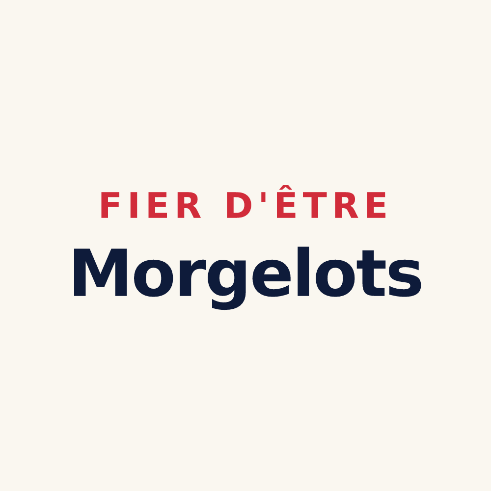 Tasse « Fier d'être Morgelots » — design pour Mélisey