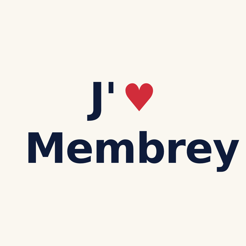 Tasse personnalisée Membrey — design J'aime Membrey