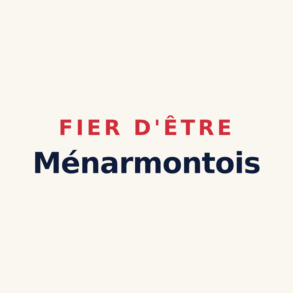 Tasse « Fier d'être Ménarmontois » — design pour Ménarmont