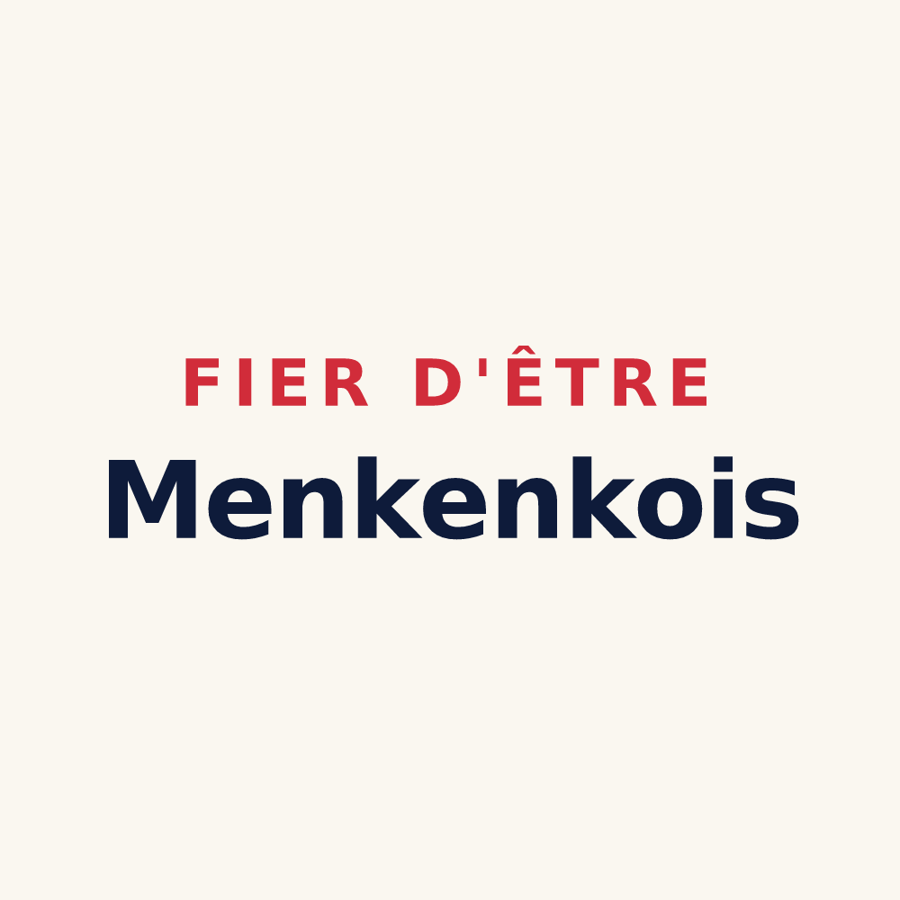 Tasse « Fier d'être Menkenkois » — design pour Mencas