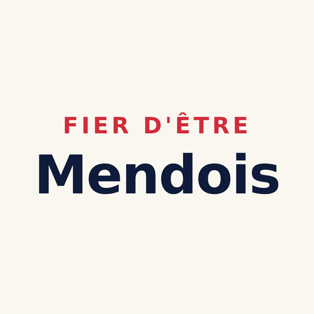 Tasse « Fier d'être Mendois » — design pour Mende