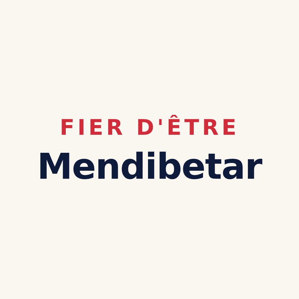 Tasse « Fier d'être Mendibetar » — design pour Mendive
